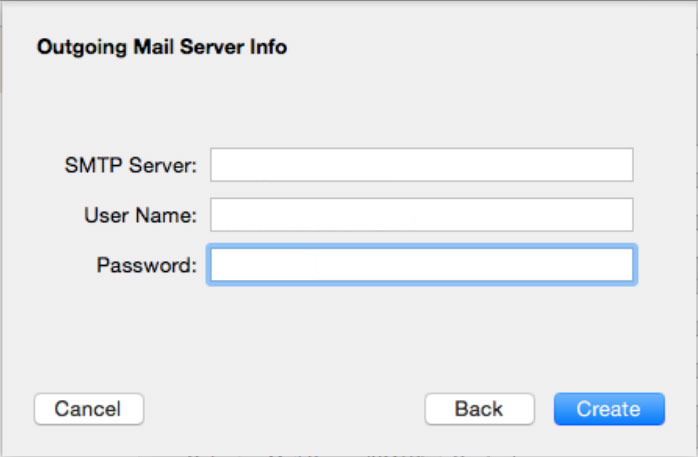 enter server info and check why yahoo mail not working on mac mail