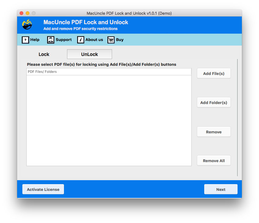 Print a Secured PDF File on Mac using PDF Lock and Unlock Tool